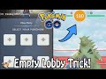 HOW TO USE THE EMPTY LOBBY TRICK (UPDATED) IN POKÉMON GO! START RAID
WITH 180/300 SECONDS!