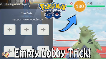 *Outdated* How To Use The Empty Lobby Trick In Pokémon GO! (2019) | Start Raid With 180/300 Seconds