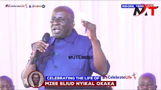 THE GOONS YOU CAME WITH ALMOST KILLED MY SON!!!!ANGRY MP NYIKAL FACES SENATOR AT HIS FATHERS BURIAL