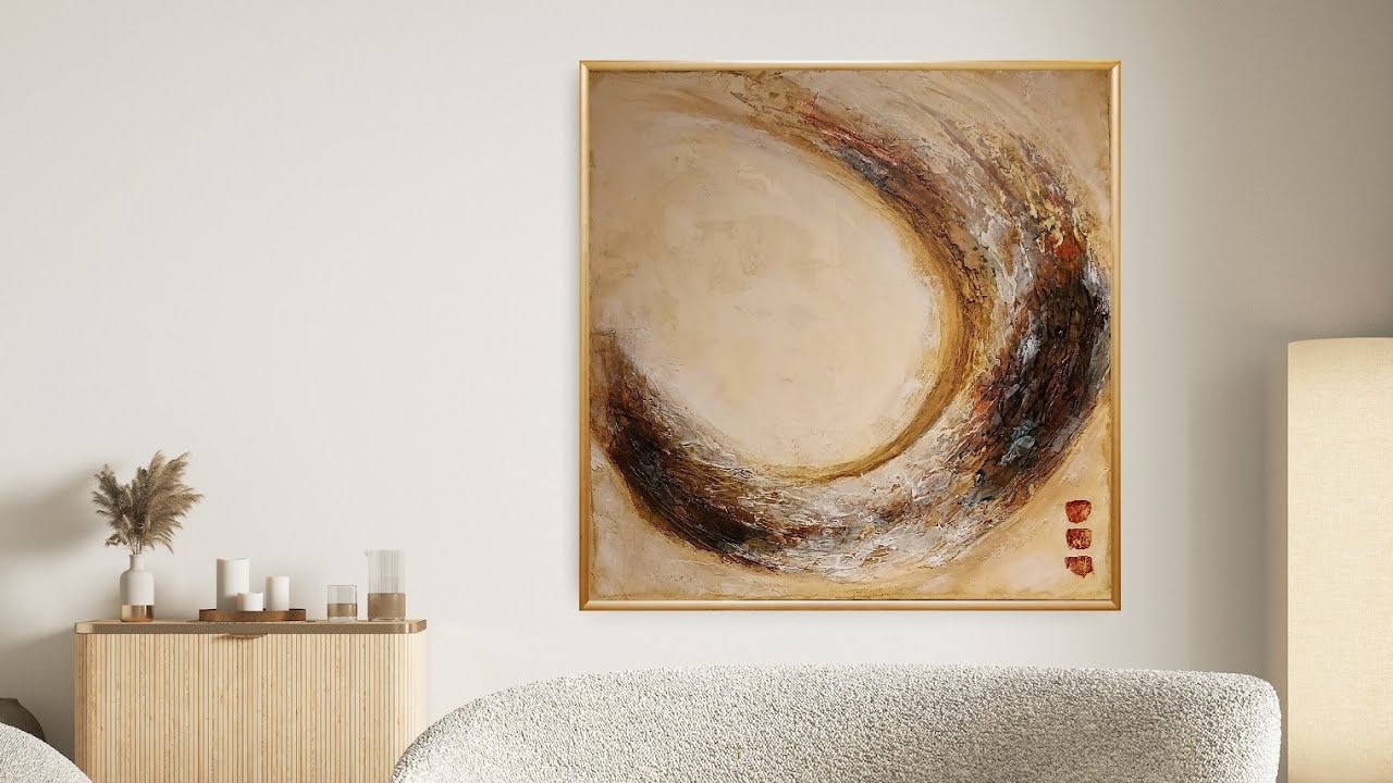 DIY Texture Wall Art with Acrylic Paint and a Catalyst Wedge YouTube