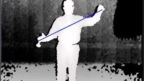 Simple distance measurement using Kinect