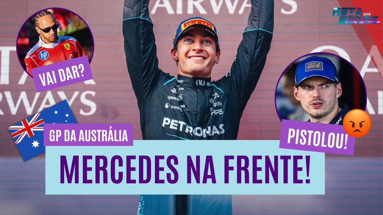 MERCEDES FAZ DOBRADINHA; FERRARI FICA NO QUASE E VERSTAPPEN PISTOLA! | NA RETA DOS BOXES