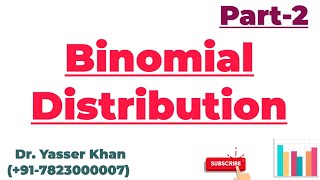 Binomial Distribution (Part-2)