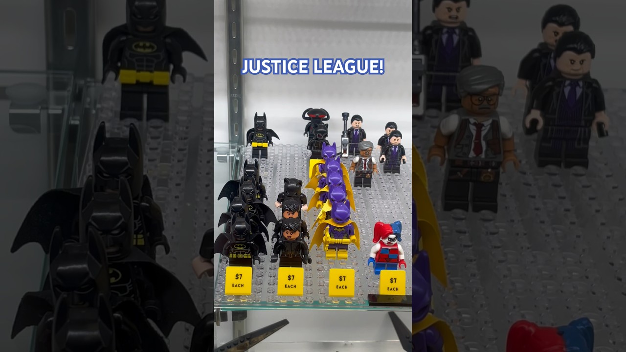 LEGO Justice League Minifigures Collection At Bricks & Minifigs June 2024 