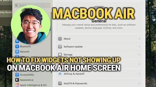 How To Fix Widgets Not Showing Up On Macbook Air Home Screen: Easy Guide
