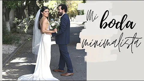 ¿Qué es una boda minimalista?