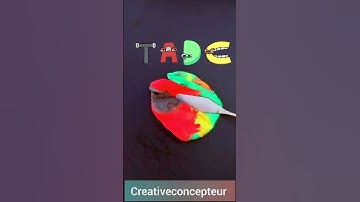 TADC color mixing #alphabetlore #tadc #oddlysatisfying #satisfying #shorts