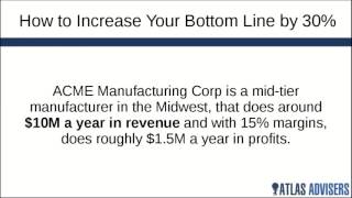 Improve Your Bottom Line 30% (Plus Case Study)
