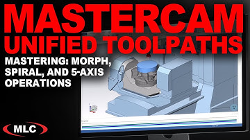 Mastercam | Mastering Unified Toolpaths: Morph, Spiral, and 5-Axis Operations