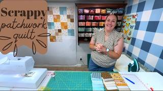 Scrappy Patchwork Quilt | Easy Scrapbuster Sewing Tutorial