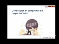 LU 8 Part VIII Debt benefit s19 and par12A