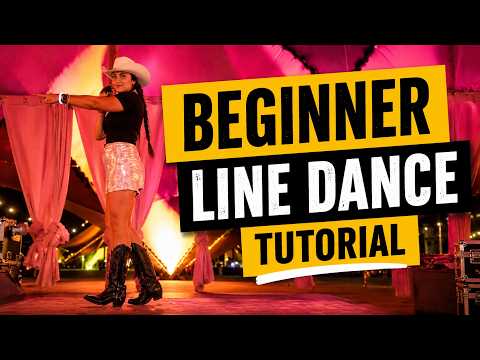 BEGINNER LINE DANCE TUTORIAL - EASY DANCE FOR NEW DANCERS!