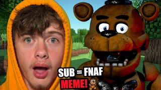 MINECRAFT MONDAY! | SUB = FREDDY MEME!
