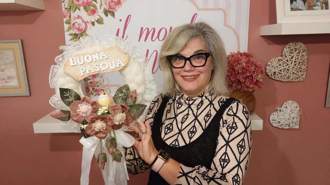 Come fare una ghirlanda pasquale 2024! 🎀😍🥚🌺
