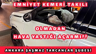 Emni̇yet Kemeri̇ Takili Olmadan Hava Yastiği Açar Mi? İşte Si̇ze İspati ?
