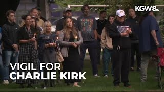 Vigil held in Vancouver held for Charlie Kirk