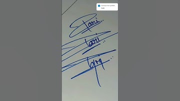 Sign of the name PARI is done 👍 ✅#shortsvideo #calligraphy #signature #shorts