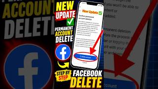 Facebook Account Permanently Delete Kaise Kare #viral #trending #shorts