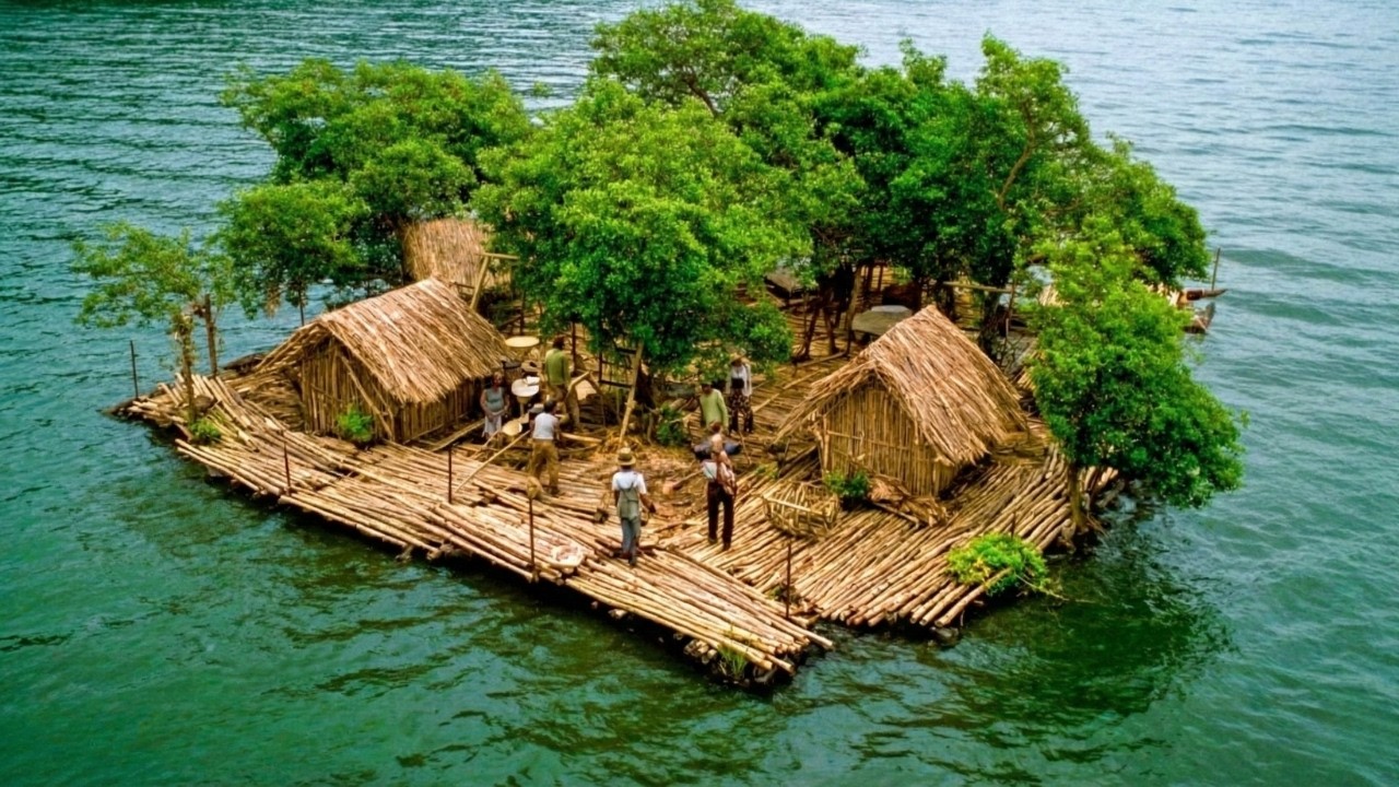 Construyó Una Aldea Flotante En 365 Días