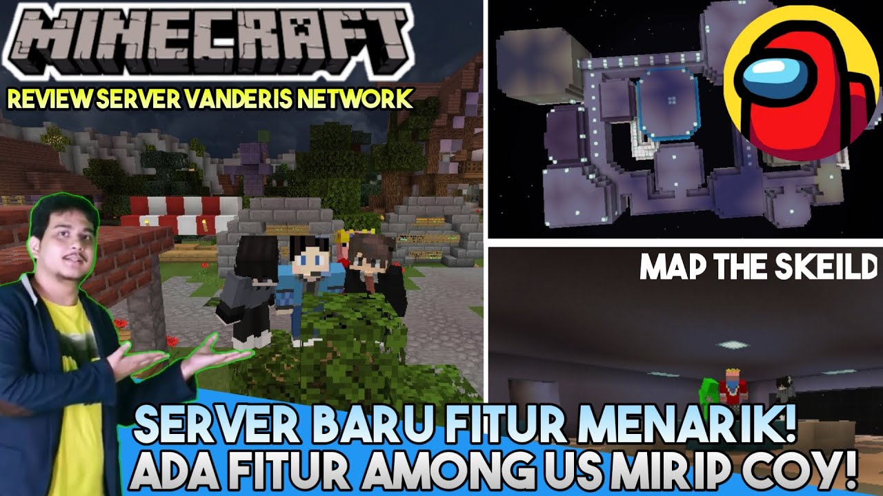 review server vanderis network wow disini ada fitur among us mcpe mirip lho