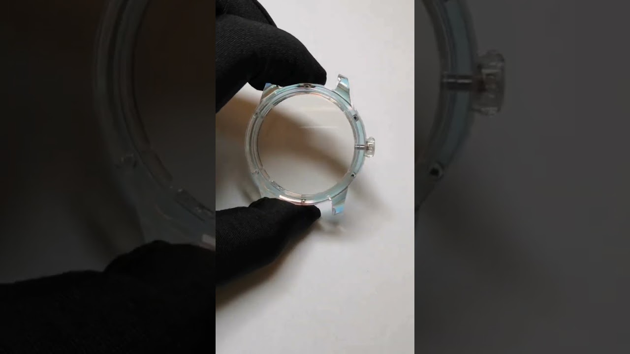 Sapphire case with polychromatic coating.Extreme beauty , isn't it ?! 💥 💥 💥