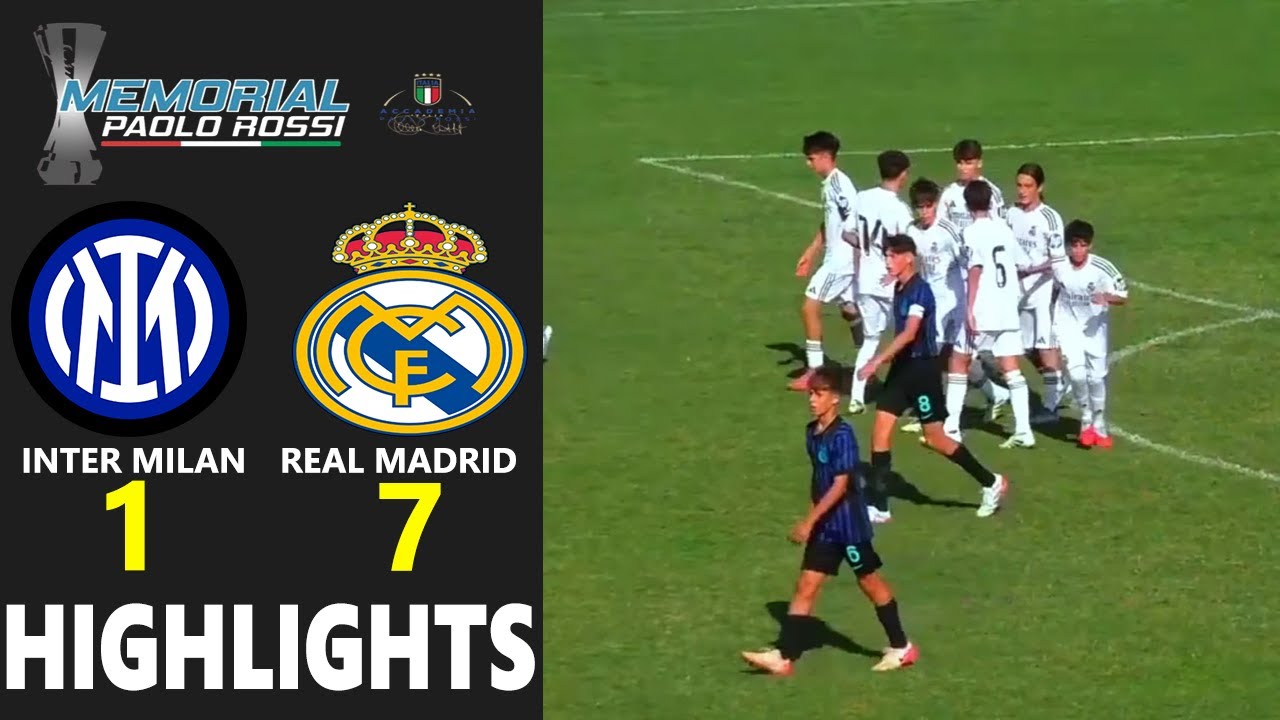Inter Milan vs Real Madrid Highlights | U14 Paolo Rossi Memorial Cup 2025