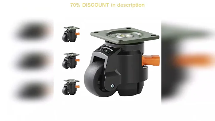 A must-have product! SucceBuy 4 Pcs Leveling Casters Heavy Duty Swivel Caster Wheels with Handle D