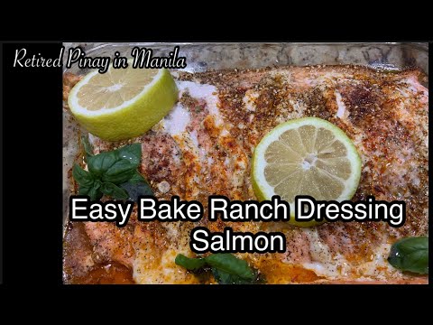 Easy Bake Ranch Dressing Salmon