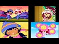 Barney's Kids Favorite Songs Credits 3 Comparisons (Barney's 1-2-3-4 Seasons)