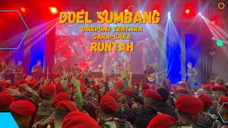 DOEL SUMBANG DIKEPUNG TENTARA GARA-GARA RUNTAH