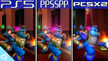 Secret Agent Clank - PS5 vs. PPSSPP (PSP Emulator) vs. PCSX2 (PS2 Emulator) | Side by Side