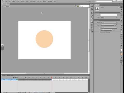 Flash tutorial part 4 - Shape Tweening