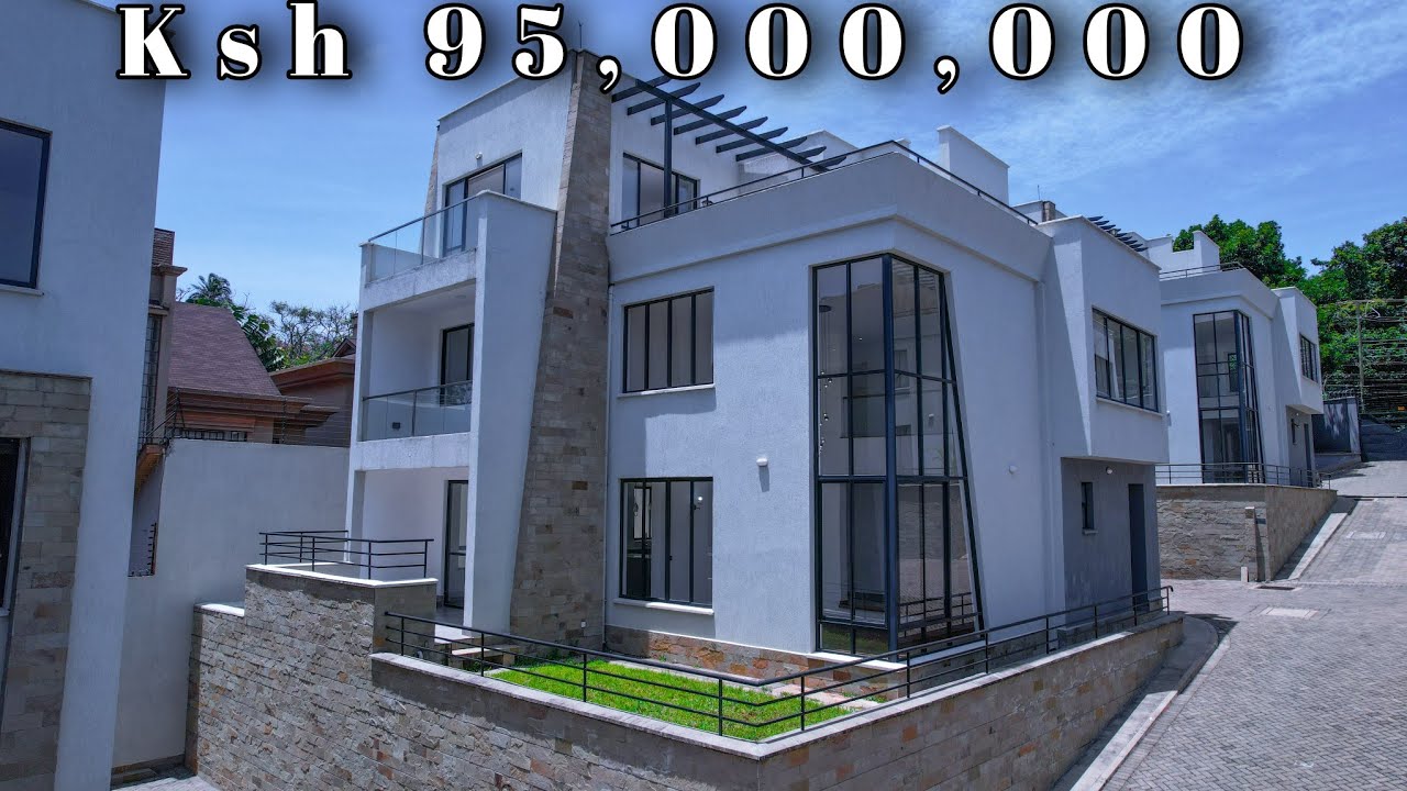 Внутри современного трехэтажного таунхауса с пятью спальнями стоимостью 95 000 000 кенийских шилл...