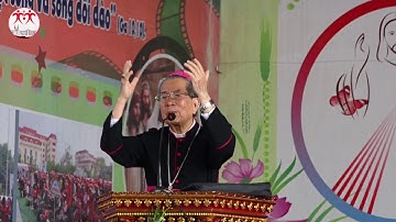 Đức Cha Phêrô Nguyễn Văn Đệ huấn đức -  Hội Lòng Chúa thương xót Gp. Thái Bình