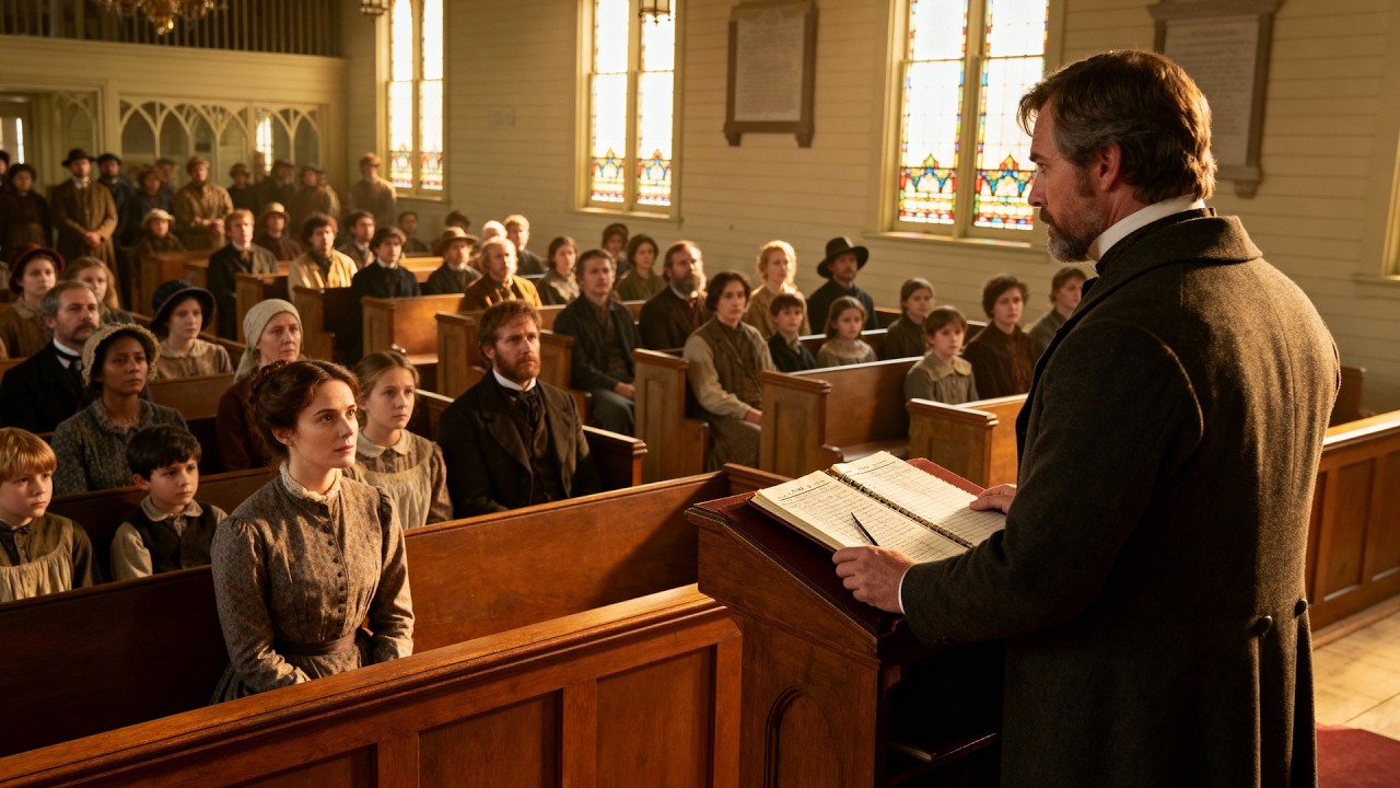 Railroad Baron Displaced Families for Tracks -- Widow Made Him Face Them