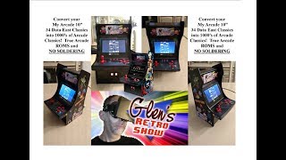 Hacking the MY ARCADE 10" Data East Classics into a Multi-Cade!