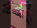 Motocross race leader can't stop crashing 🙈 #shorts #motorsportaustralia