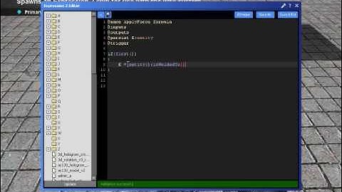 Xuras :: E2 applyforce tutorial