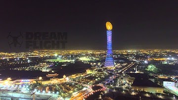 Doha Torch aerial video Full HD