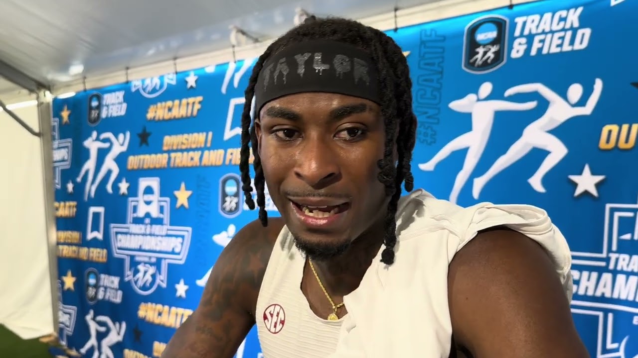 Tyrice Taylor after just missing out on 2026 NCAA 800m title