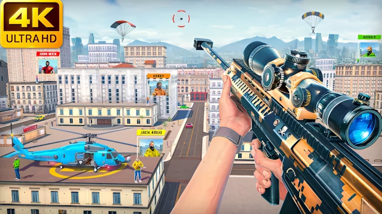 Sniper Strike FPS 3D Shooting 🔫 Level 4 Android Gameplay | Ultra Realistic Action