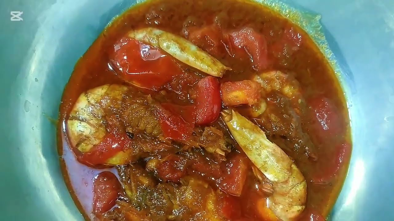 চিংড়ি মাছ ভুনা 😋