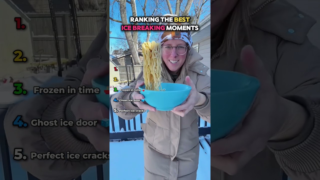 The Best Ice Breaking Moments🧊❄️