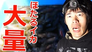 捕れすぎワロタwww ホタルイカが引くぐらい捕れた！釣りよかコラボ！
