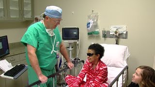 Doctors at CEI perform sight saving surgery on young girl