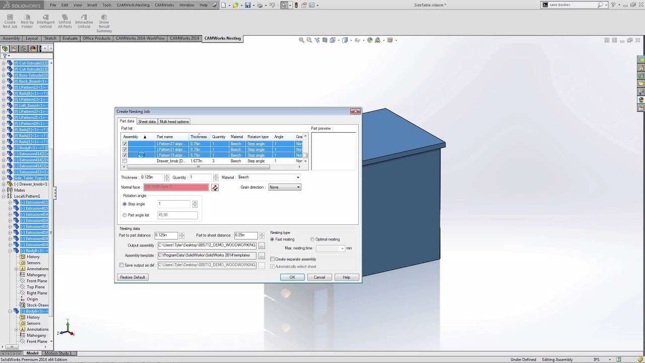 CAMWorks - Nesting - YouTube