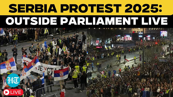 Serbia Protests LIVE: Students, Farmers Protest Outside the Serbian Parliament | Belgrade | Latest