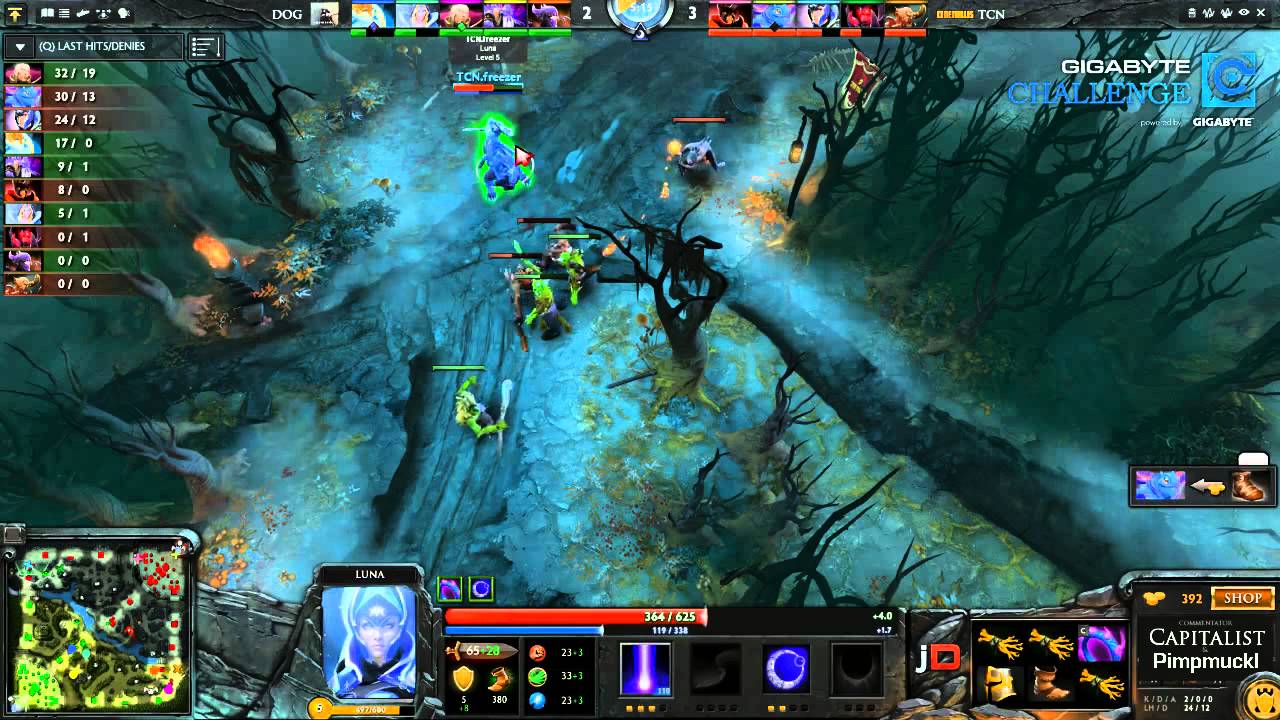 Team Dog vs TCN - GIGABYTE Challenge #3 - Capitalist & Pimpmuckl