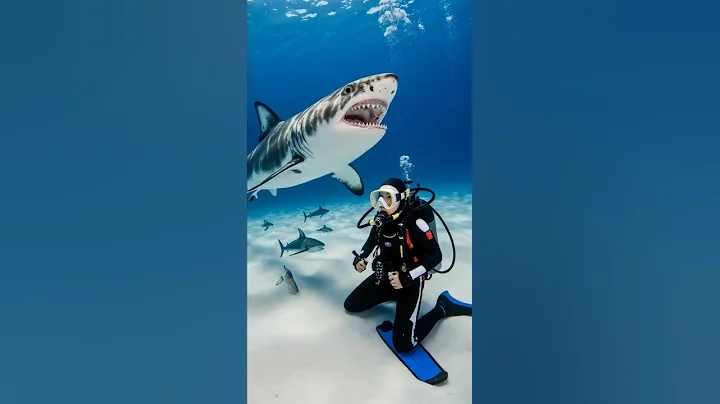 POV: You’re an expert Shark diver when suddenly…#diving #shark #ocean #pov #attack