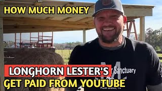 LONGHORN LESTER'S || HOW MUCH MONEY DOES LONGHORN LESTER'S CHANNEL EARN FROM YOUTUBE